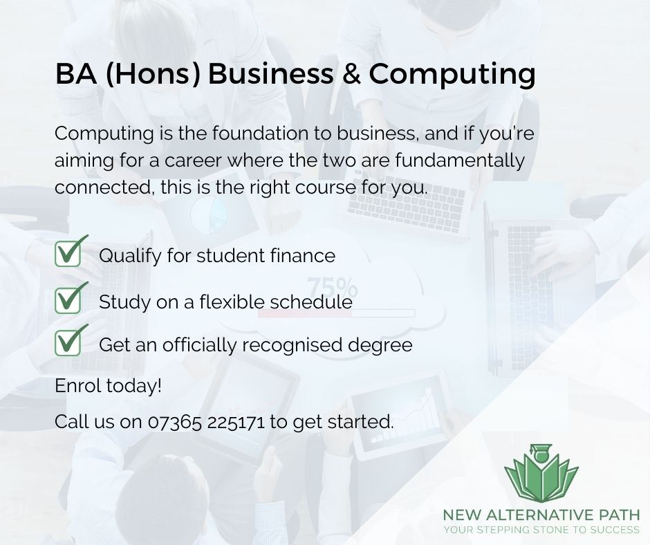 BA (Hons) Business & Computing courses