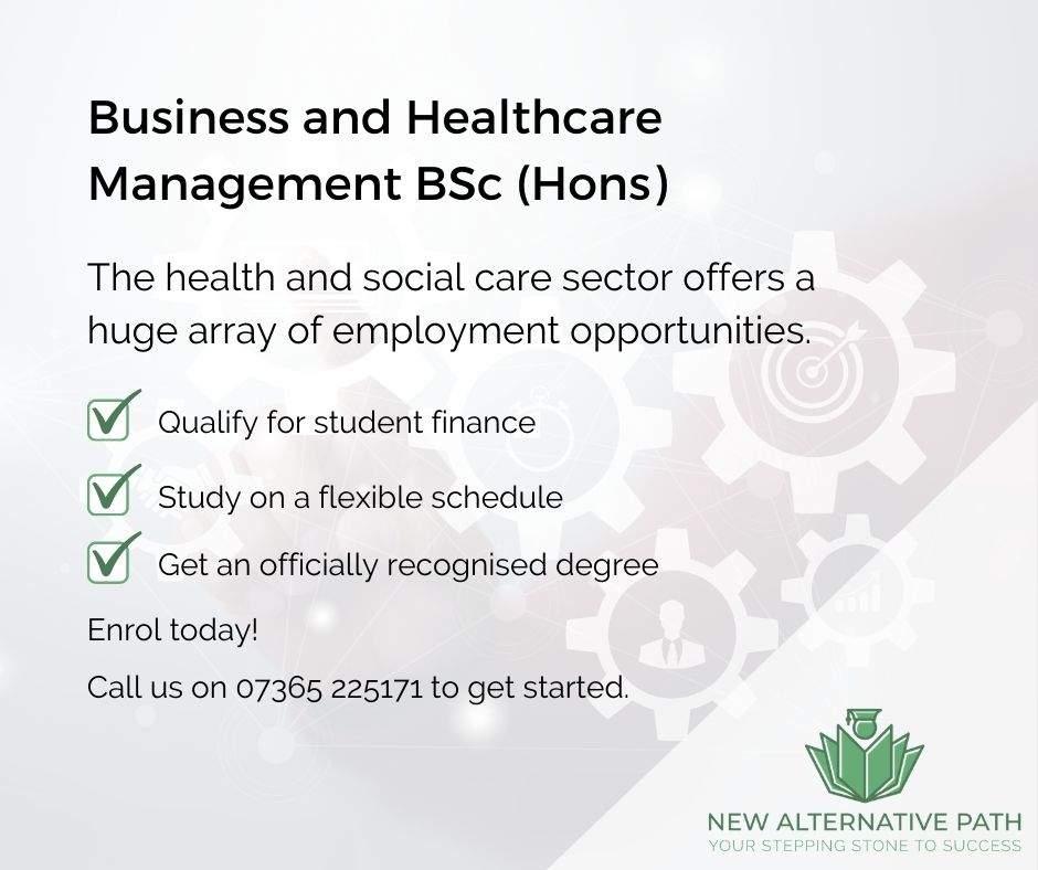 Business and Healthcare Management BSc (Hons) courses